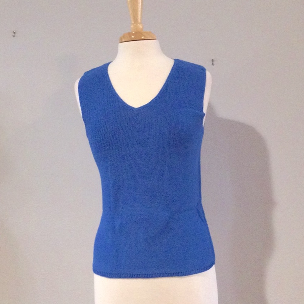 Chico’s Design Blue Tank Size 2/L/12